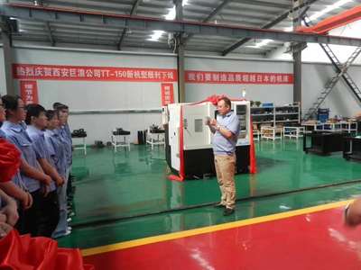 創(chuàng)新引領(lǐng)未來 西安巨浪精密機(jī)械TT150數(shù)控車床成功下線